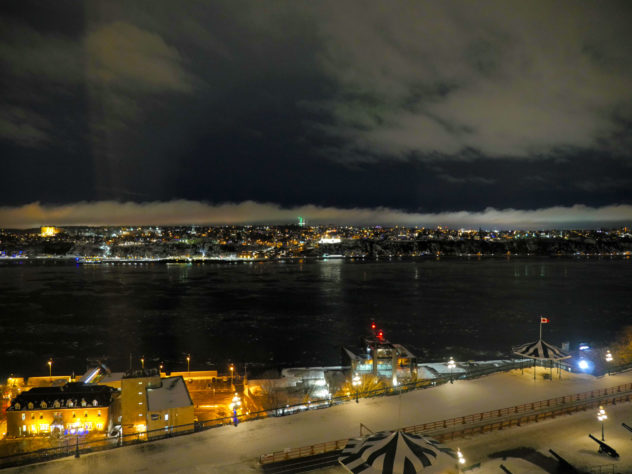 Chateau Frontenac | Vue de notre chambre