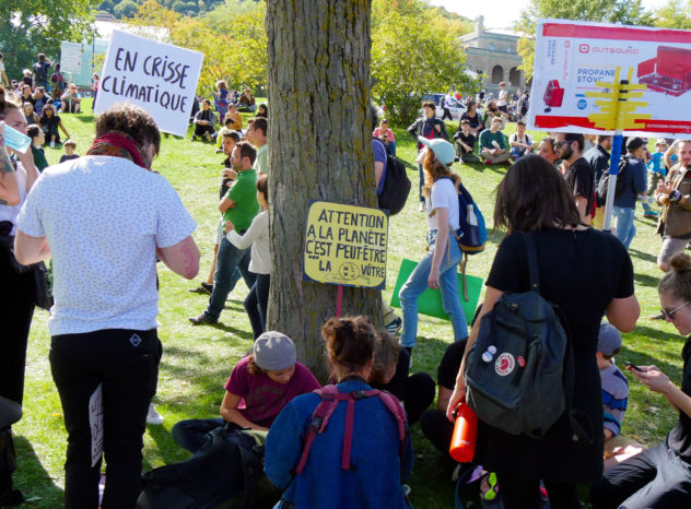 Marche pour le climat Montréal 2019