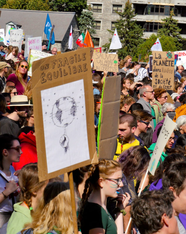 Marche pour le climat Montréal 2019